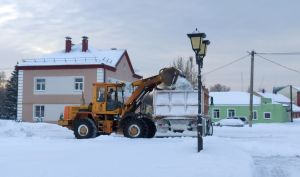 В Минской области с 10 по 12 января вывезено более 54 тыс. куб. м снега