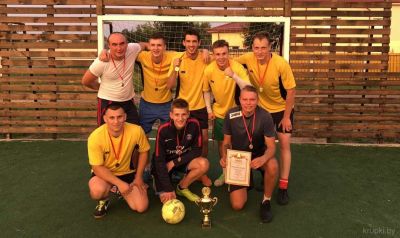 В Крупках определился чемпион района по футболу среди трудовых коллективов