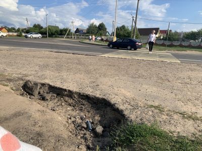 Внимательно под ноги смотрим! Прошлись по маршруту: Полевая – Черняховского