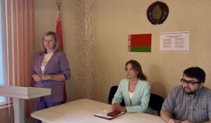 Заместитель председателя Крупского райисполкома провела Единый день информирования в РЦГиЭ