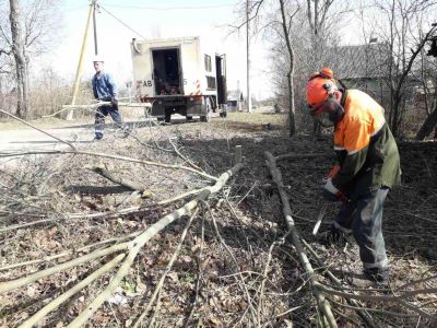 Сегодня в Крупском районе проходит республиканский субботник