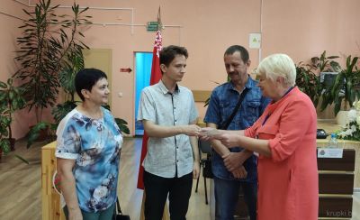 Крупчанин Вадим Аверин проголосовал в свой день рождения