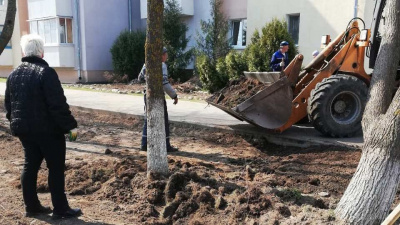 У Крупскім раёне працягваецца месячнік па добраўпарадкаванні і навядзенні парадку на зямлі