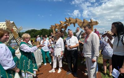 Подворье крупчан заняло 3 место на выставке у Кургана Славы