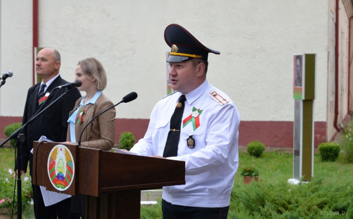 Сотрудники Крупской милиции несли службу во время празднования Дня Независимости в усиленном режиме