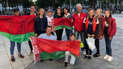 Воспитанники Крупской ДЮСШ на II Европейских играх болели за белорусских легкоатлетов