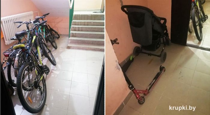 Разрешено ли хранить вещи на лестничной площадке многоквартирного дома?