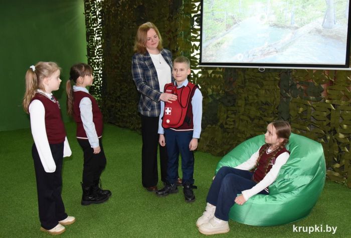 Алеся Занемонец: &laquo;Важно учить детей действовать в чрезвычайных ситуациях&raquo;