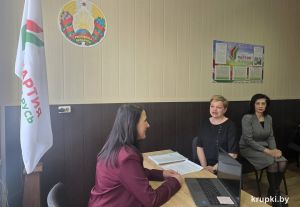 В общественно-политическом центре Крупского отделения партии &laquo;Белая Русь&raquo; обсудили вопросы здравоохранения