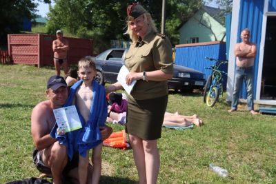 Работники Крупского РОЧС и РОВД организовали рейд