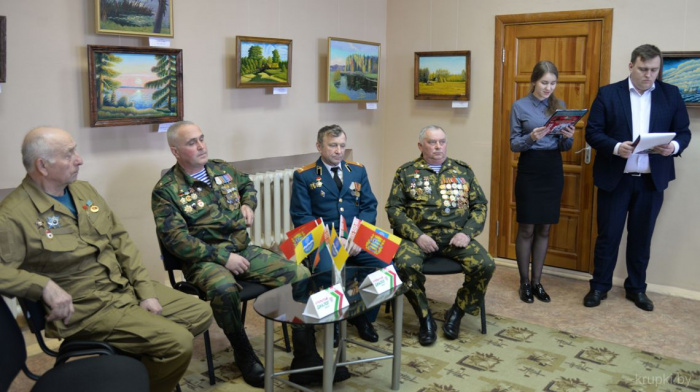 Уроки мужества прошли в Крупском музее и галереи