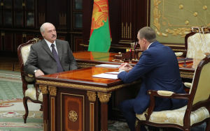 Президент принял с докладом губернатора Минской области