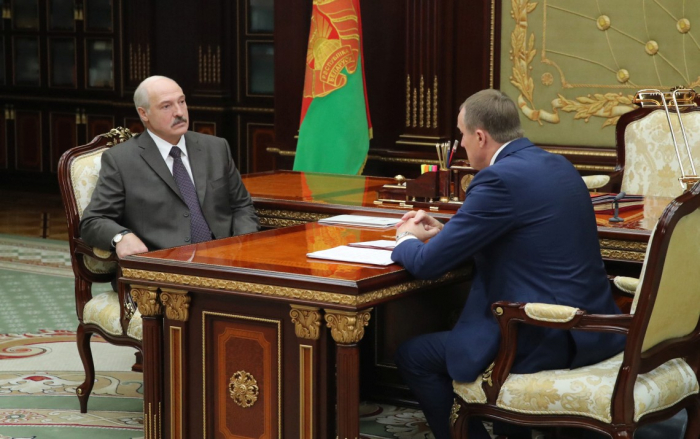 Президент принял с докладом губернатора Минской области