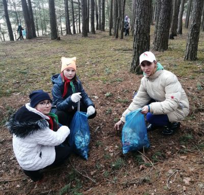 Гимназисты внесли свой вклад в старт &quot;Недели леса&quot; в Крупском районе