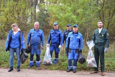 Добраахвотная акцыя «Чысты лес» прайшла ў Крупскім лясгасе