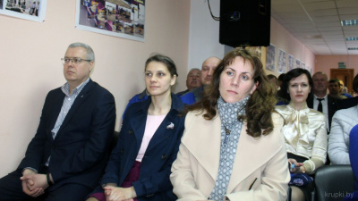 Председатель Крупского райисполкома встретился с коллективом филиала «Крупское УМГ»
