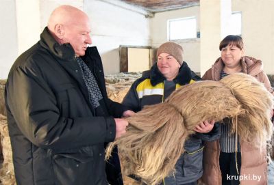 Крупский льнозавод занесен на Доску почета