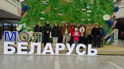 Учащиеся средней школы № 3 посетили выставку "Моя Беларусь"