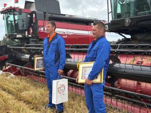 Первый тысячный намолот в Минской области зафиксирован в Клецком районе
