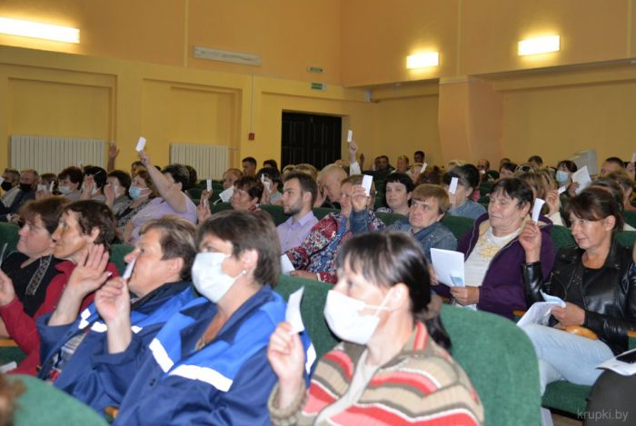В ОАО «Кленовичи» состоялось отчетное собрание первичной профсоюзной организации