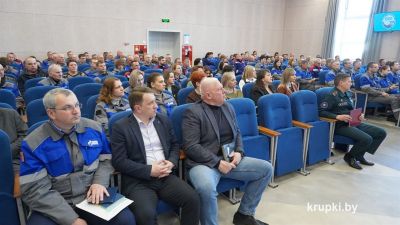 Начальник Крупского РОЧС встретился с работниками филиала Крупское УМГ ОАО &laquo;Газпром трансгаз Беларусь&raquo;