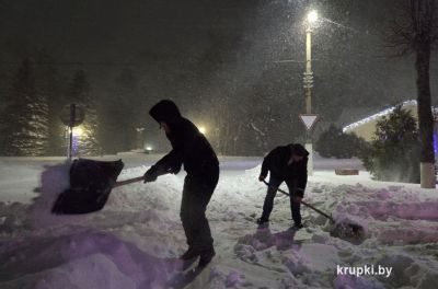 Крупчане стойко встречают циклон "Уилли"