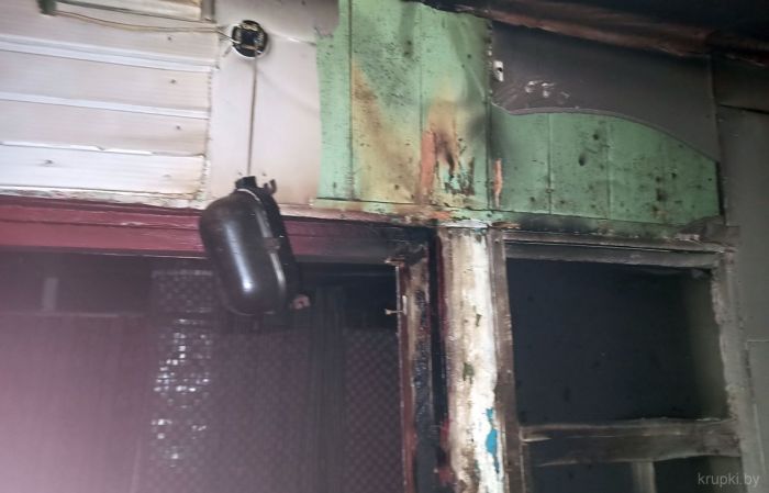 В Малых Жаберичах горел дом