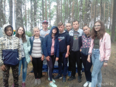 Юные спасатели-пожарные из Холопеничской СШ приняли участие в областном слете