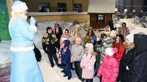 Акция &quot;Наши дети&quot; в Крупском районе стартовала в Резиденции Деда Мороза