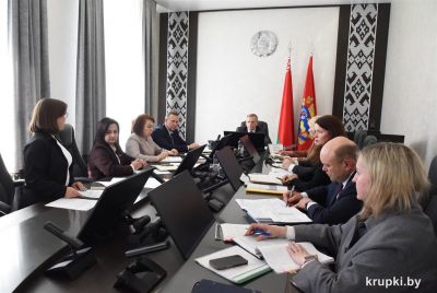 С рабочим визитом в Крупском районе побывал Председатель Комитета госконтроля