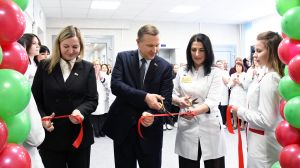 В Крупках открыли 3-й этаж поликлиники после ремонта