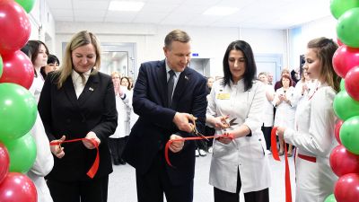 В Крупках открыли 3-й этаж поликлиники после ремонта