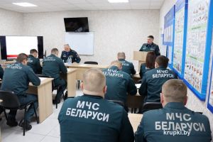 Крупский районный отдел по ЧС подвел итоги работы за 2025 год