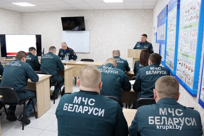 Крупский районный отдел по ЧС подвел итоги работы за 2025 год