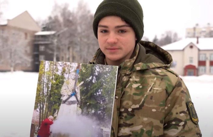 Воспитанники военно-патриотического клуба &quot;Рысь&quot; запустили флешмоб памяти против преступного беспамятства народов
