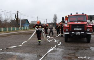 Лесная охрана Крупского лесхоза подтвердила высокую готовность к пожароопасному периоду (фото)