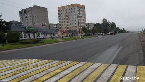 Где разметка? Таким вопросом обеспокоены крупские водители