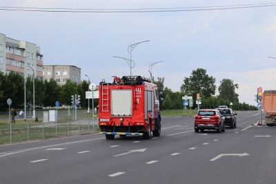 В Крупках прошла акция "Уступи дорогу спецтранспорту"