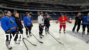 Лукашенко приехал на тренировку хоккеистов "Динамо-Минск"