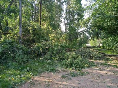 Крупский район пострадал от непогоды