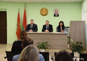 Председатель Крупского райисполкома обсудил с коллективом КУП &laquo;Жилтеплострой&raquo; итоги Года благоустройства