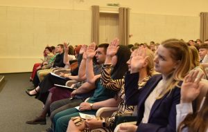 Работу Крупского райкома БРСМ оценили на очередной отчетно-выборной конференции
