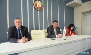 Председатель Крупского райисполкома рассказал газовикам о том, как проходило ВНС